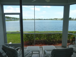 Naples Florida lake view condo for rent